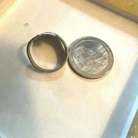 Vintage 1847 Roger’s Bros Silver Spoon Handmade Statement Ring | Size 7 - Picture 2 of 6